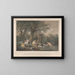 Boys bathing - George Morland — framed artwork on a wall