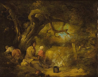 Campement de gitans - George Morland — artwork view