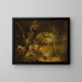 Campement de gitans - George Morland — framed artwork on a wall
