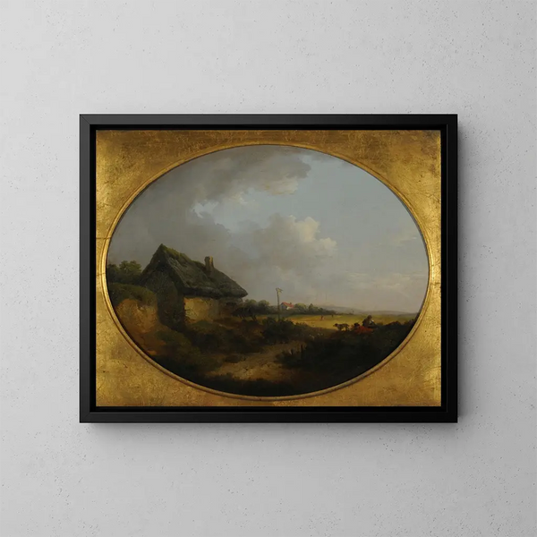 Landscape - George Morland — framed artwork on a wall