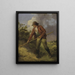Haymaking - George Morland — framed artwork on a wall
