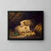 Pigs - George Morland — framed artwork on a wall