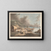 Smugglers - George Morland — framed artwork on a wall