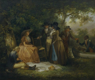 The Fishermen's Meal - George Morland — artwork view