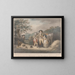 The Angry Farmer - George Morland — framed artwork on a wall
