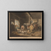 The First Morning of September - George Morland — framed artwork on a wall