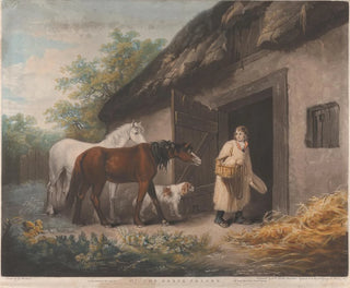 The Horse Feeder - George Morland — artwork view