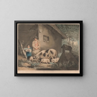 The Last Port - George Morland — framed artwork on a wall