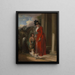The Knights' Gate - George Morland — framed artwork on a wall