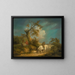 The Storm - George Morland — framed artwork on a wall