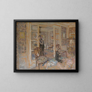 Interior Painting - George Morren — framed artwork on a wall