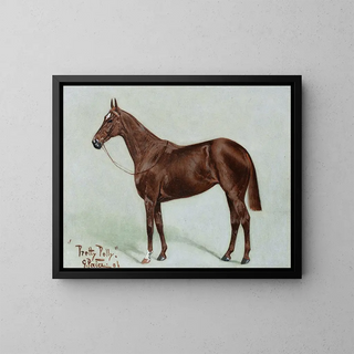 Beautiful Polly painting - George Paice — framed artwork on a wall