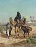 An Arab traveler and his wife - George Peter — artwork view