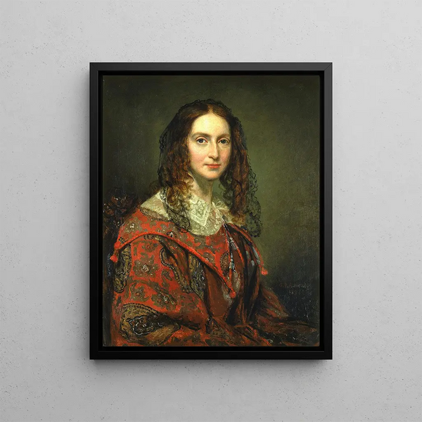 Mme Thomas B. Bryan - George Peter Alexander Healy — framed artwork on a wall