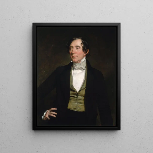 William C. Preston - George Peter Alexander Healy — framed artwork on a wall