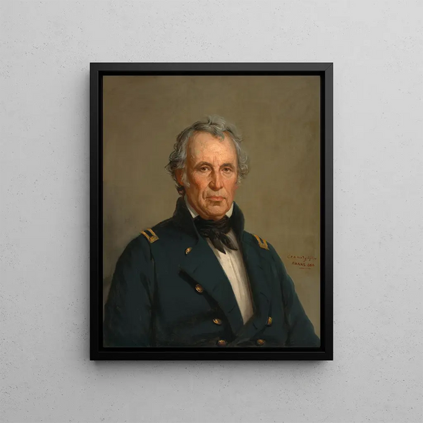 Zachary Taylor - George Peter Alexander Healy — framed artwork on a wall