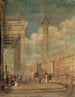 A view of O'Connell Street in Dublin - George Petrie — artwork view