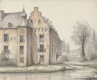 View of Doorwerth Castle - George Pieter Westenberg — artwork view
