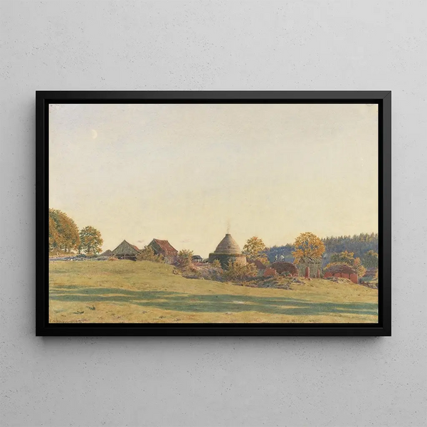 Briqueterie à Pitland Street Surrey - George Price Boyce — framed artwork on a wall