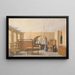 The kitchen of an Oxford college - George Pyne — framed artwork on a wall