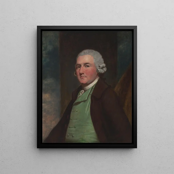A man called M. Cross - George Romney — framed artwork on a wall