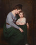 Ann Wilson with her daughter Sybil - George Romney — artwork view