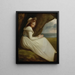 Emma Hart Plus tard Lady Hamilton en tant qu'absence - George Romney — framed artwork on a wall