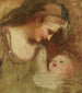 Croquis d'une mère et de son enfant - George Romney — artwork view