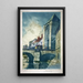 Moret - George Senseney — framed artwork on a wall