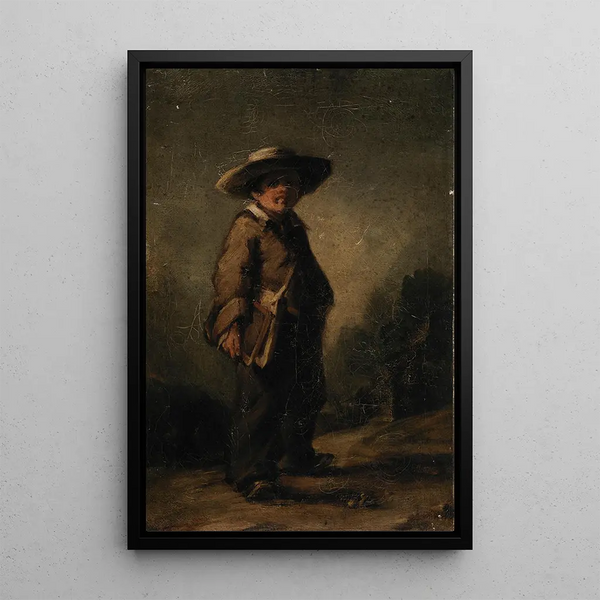 Rampant comme un escargot à l'école à contrecœur - George Sharp — framed artwork on a wall
