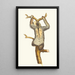 Lazy three-finger - George Shaw — framed artwork on a wall
