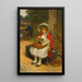 Waiting at the dock - George Sheridan Knowles — framed artwork on a wall