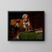 Gentleman reading - George Sloane — framed artwork on a wall