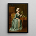 L'histoire de la rose - George Sloane — framed artwork on a wall