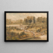 Conception pour Cowley Manor, Gloucestershire - George Somers Clarke — framed artwork on a wall