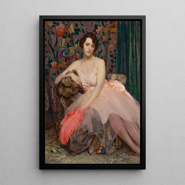 Dorothy fille de FJ Elliott Esq - George Spencer Watson — framed artwork on a wall