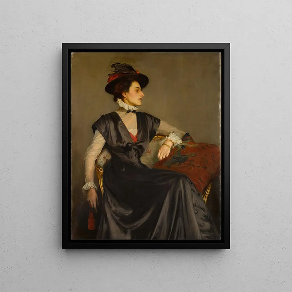 Mlle Monica Boyd - George Spencer Watson — framed artwork on a wall