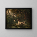 Duck hunting - George Stevens — framed artwork on a wall