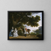 Captain Samuel Sharpe Pocklington with his wife Pleasance and perhaps his sister Frances - George Stubbs — framed artwork on a wall
