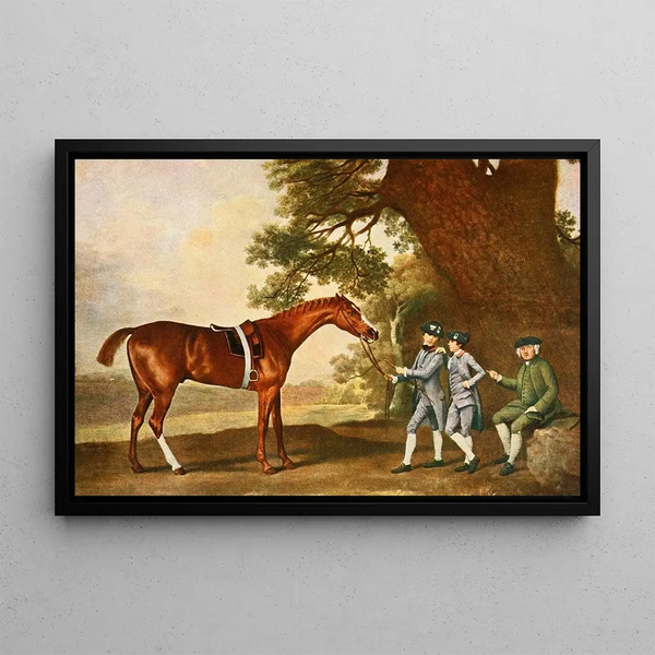 Eclipse - George Stubbs — framed artwork on a wall