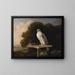 Greenland Falcon Painting - George Stubbs — framed artwork on a wall
