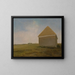 Newmarket Heath with a cleaning house - George Stubbs — framed artwork on a wall