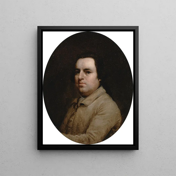 Self-portrait - George Stubbs — framed artwork on a wall