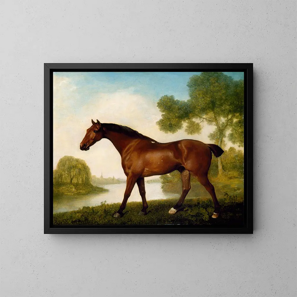 A trapper hunter - George Stubbs — framed artwork on a wall