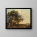 Two gentlemen drawing - George Stubbs — framed artwork on a wall