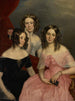 Les trois sœurs Robinson - George Theodore Berthon — artwork view