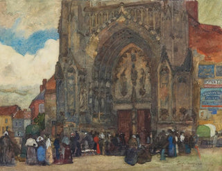 Le marché au beurre de Montreuil - George Thomson — artwork view