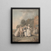 Children Dancing - George Townly Stubbs — framed artwork on a wall