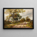 The country path - George Turner — framed artwork on a wall