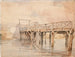 Old London Bridge on the Dodder River in Dublin - George Victor du Noyer — artwork view